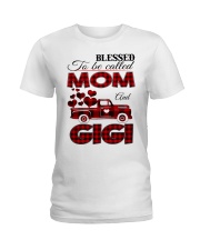 Blessed To Be Called Mom And GIGI Ladies T-Shirt tile