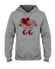 Love being called GG - Red Plaid Heart Hooded Sweatshirt tile