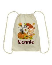 Thankful Blessed Nonnie Drawstring Bag tile
