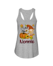 Thankful Blessed Nonnie Ladies Flowy Tank tile