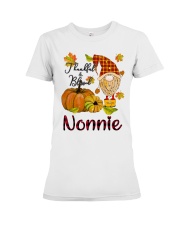Thankful Blessed Nonnie Premium Fit Ladies Tee tile