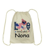 Love Being Called Nona Life 4th Of July Drawstring Bag tile