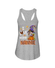 I Love Being Nannie-Pumpkin Art Ladies Flowy Tank tile