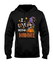 I Love Being Nannie-Pumpkin Art Hooded Sweatshirt tile