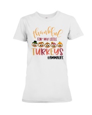 Thankful For My Little Turkeys Ammalife Premium Fit Ladies Tee tile