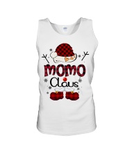 Momo Claus-Red Plaid Unisex Tank tile