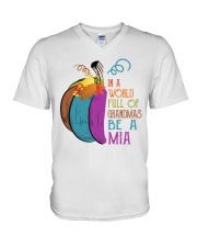 Be A Mia - Pumpkin Art V-Neck T-Shirt tile