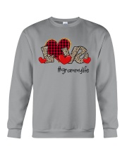 Love Grammy Life - Red Plaid Heart Crewneck Sweatshirt tile