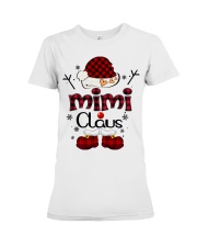 Mimi Claus-Red Plaid Premium Fit Ladies Tee tile