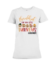 Thankful For My Little Turkeys Lollylife Premium Fit Ladies Tee tile