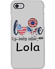 Love Being Called Lola Flag Phone Case tile