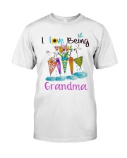 Umbrella - I Love Being Grandma Premium Fit Mens Tee tile