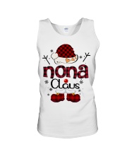 Nona Claus-Red Plaid Unisex Tank tile