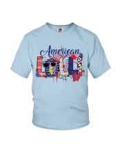 Patriotic Doodle 4th Of July American Lolli Youth T-Shirt tile