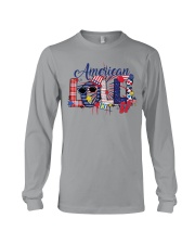 Patriotic Doodle 4th Of July American Lolli Long Sleeve Tee tile