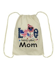 Love Being Called Mom Life 4th Of July Drawstring Bag tile