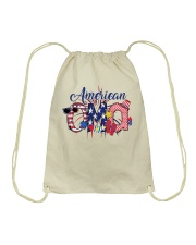 4th Of July Patriotic Doodle American Oma Drawstring Bag tile