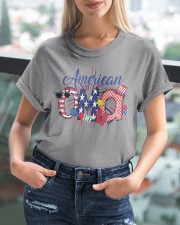 4th Of July Patriotic Doodle American Oma Classic T-Shirt custom-t-shirts-classic-lifestyle-front-399