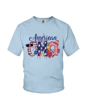 4th Of July Patriotic Doodle American Oma Youth T-Shirt tile