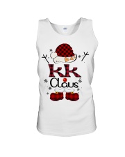 Kk Claus-Red Plaid Unisex Tank tile