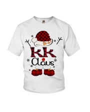 Kk Claus-Red Plaid Youth T-Shirt tile