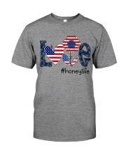 Love Honey Life 4th Of July Premium Fit Mens Tee tile