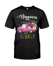 Happiness Is Being A Mom And Gigi Classic T-Shirt front