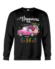 Happiness Is Being A Mom And Gigi Crewneck Sweatshirt tile