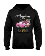 Happiness Is Being A Mom And Gigi Hooded Sweatshirt tile