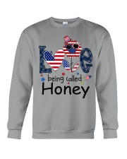 Love Being Called Honey Life 4th Of July Crewneck Sweatshirt tile