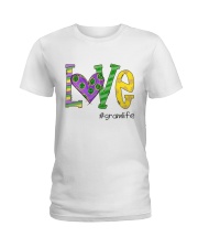Love Gramlife Mardi Gras Ladies T-Shirt tile
