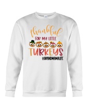 Thankful For My Little Turkeys Grandmamalife Crewneck Sweatshirt tile