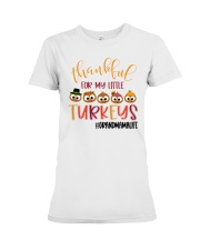 Thankful For My Little Turkeys Grandmamalife Premium Fit Ladies Tee tile