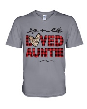 One Loved AUNTIE V-Neck T-Shirt tile