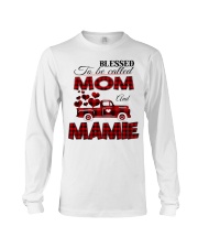 Blessed To Be Called Mom And MAMIE Long Sleeve Tee tile