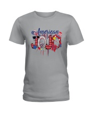 4th Of July Patriotic Doodle American Jojo Ladies T-Shirt tile