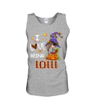 I Love Being Lolli-Pumpkin Art Unisex Tank tile