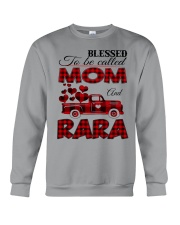 Blessed To Be Called Mom And RARA Crewneck Sweatshirt tile