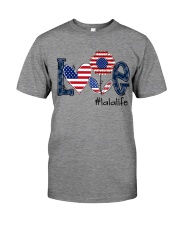 Love Lala Life 4th Of July Premium Fit Mens Tee tile