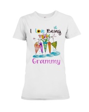 Umbrella - I Love Being Grammy Premium Fit Ladies Tee tile