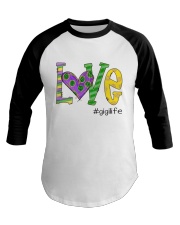 Love Gigilife Mardi Gras Baseball Tee tile