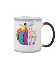 Be A Nona - Pumpkin Art Color Changing Mug tile
