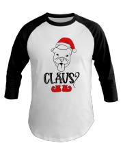 Pitbull Claus Baseball Tee tile