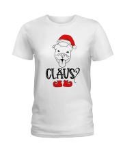 Pitbull Claus Ladies T-Shirt tile