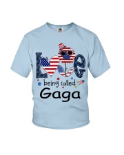 Love Being Called Gaga Life 4th Of July Youth T-Shirt tile