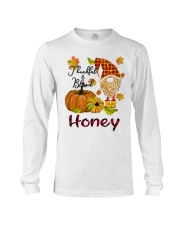 Thankful Blessed Honey Long Sleeve Tee tile
