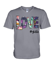 Love GK V-Neck T-Shirt tile