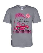 I Love Being GNannah - Happy V-Neck T-Shirt tile