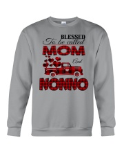 Blessed To Be Called Mom And NONNO Crewneck Sweatshirt tile