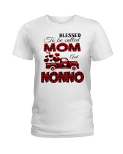 Blessed To Be Called Mom And NONNO Ladies T-Shirt tile